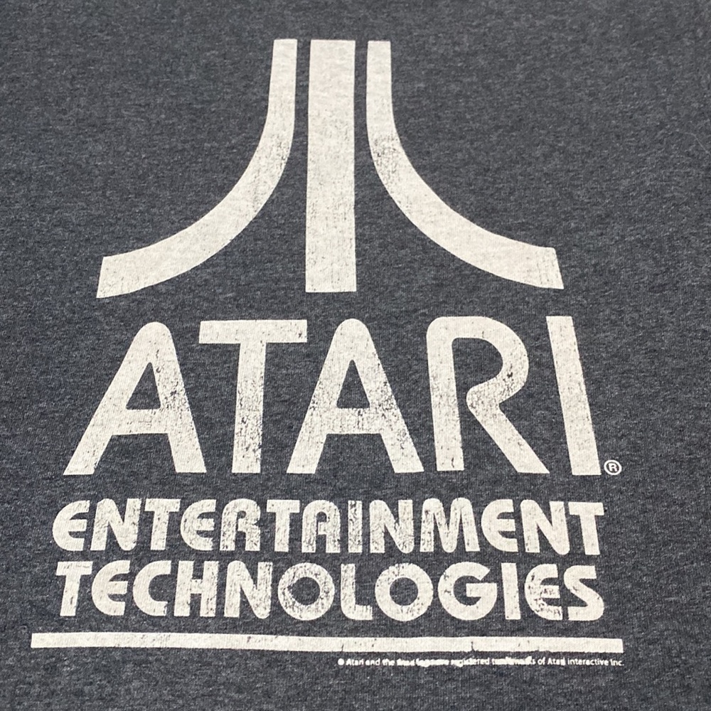 Atari Gray Tshirt | Size M Unisex - Picture 2 of 4